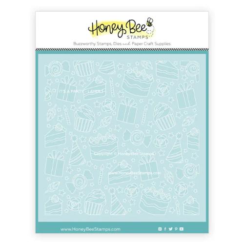 Honey Bee Stamps - It's A Party - Set of 6 Coordinating Stencils