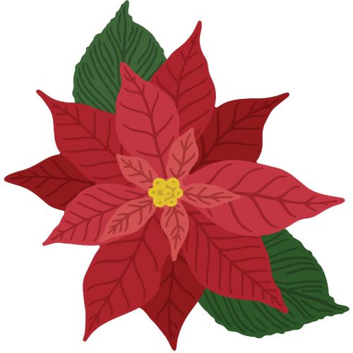 Honey Bee Stamps - Lovely Layers: Poinsettia - Honey Cuts