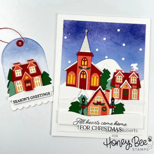Honey Bee Stamps - Winter Village - Honey Cuts