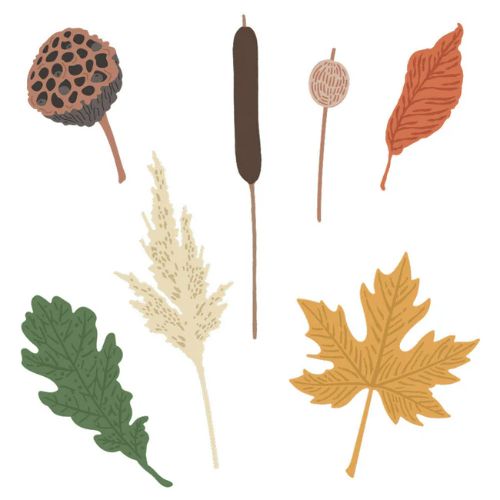 Honey Bee Stamps - Lovely Layers: Fall Foliage - Honey Cuts