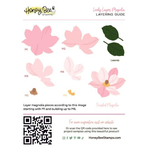 Honey Bee Stamps - Lovely Layers: Magnolia - Honey Cuts