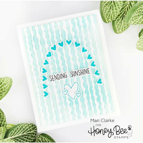 Honey Bee Stamps - Good Vibes - Set Of 2 Layering Stencils