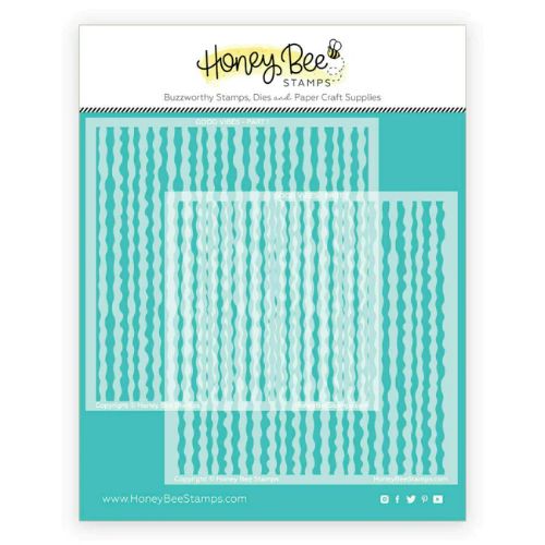 Honey Bee Stamps - Good Vibes - Set Of 2 Layering Stencils