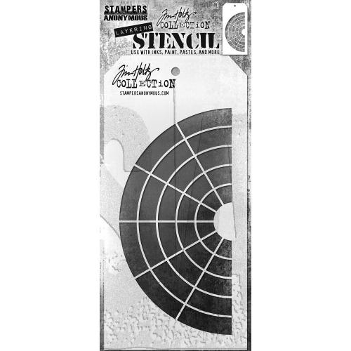 Stampers Anonymous - Wheel Tim Holtz Layering Stencil (THS179)