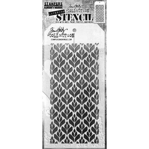 Stampers Anonymous - Deco Floral Tim Holtz Layering Stencil (THS182)