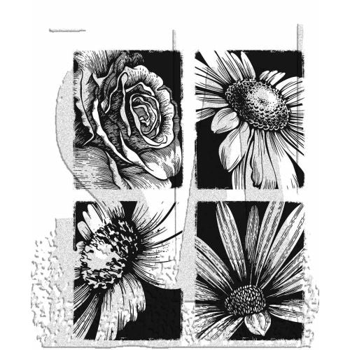 Tim Holtz Cling Mount Stamps: Bold Botanicals