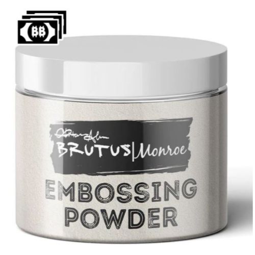 Brutus Monroe - Ultra Fine Embossing Powder - Alabaster - 6 OZ JAR