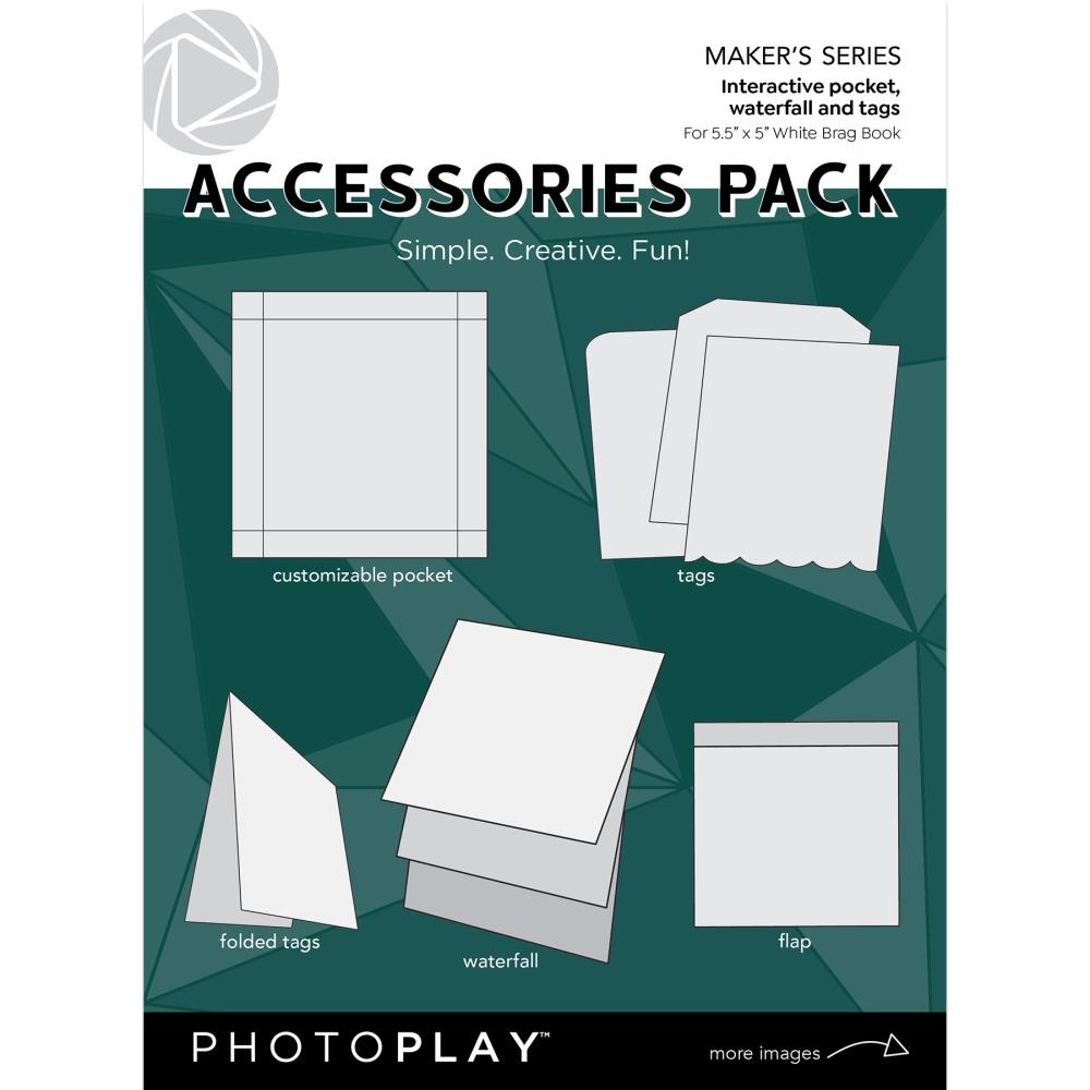 Photo Play Paper - Brag Book - Accessory Pack White