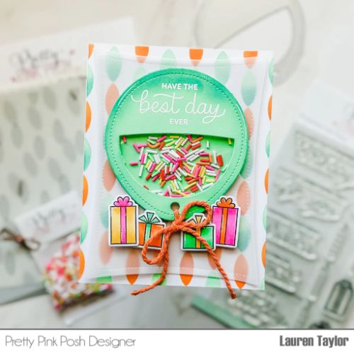 Pretty Pink Posh - Birthday Sentiments Coordinating Die Set