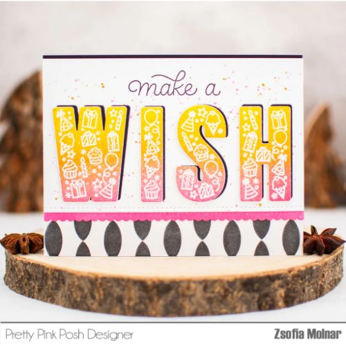 Pretty Pink Posh - Wish Coordinating Die Set