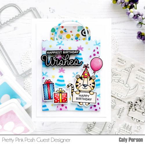 Pretty Pink Posh - Gift Card Bag Die