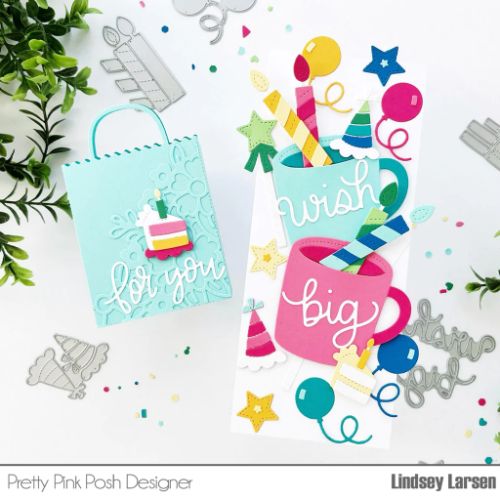 Pretty Pink Posh - Wish Big Script Die