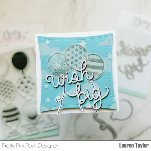 Pretty Pink Posh - Wish Big Script Die