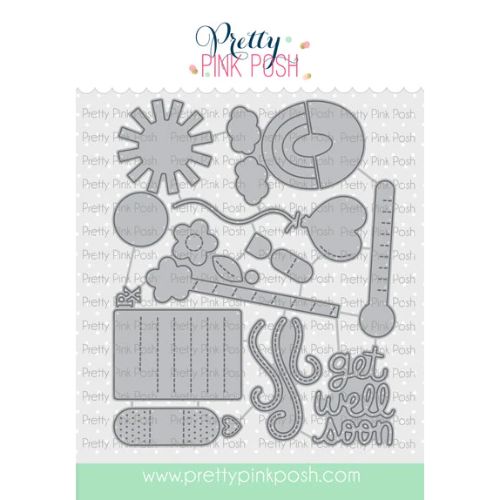 Pretty Pink Posh - Get Well Mug Additions Dies (use w/Winter Mug)