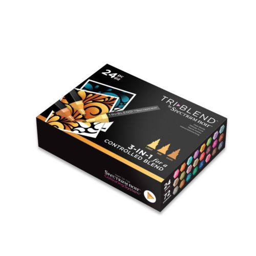 Spectrum Noir Triblend Markers Deep Blends (24pcs) - Postage as per Actual