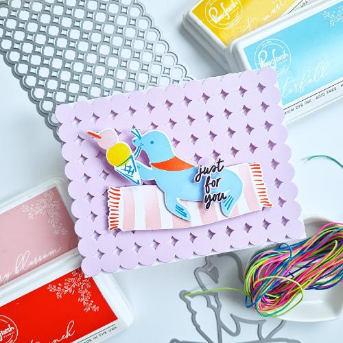 Pinkfresh Studio - Starry Scallops coverplate die