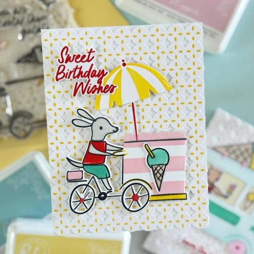 Pinkfresh Studio - Starry Scallops coverplate die