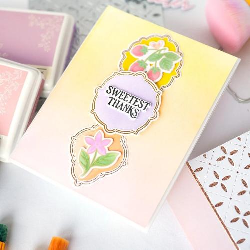 Pinkfresh Studio - Cottage Frames press plate