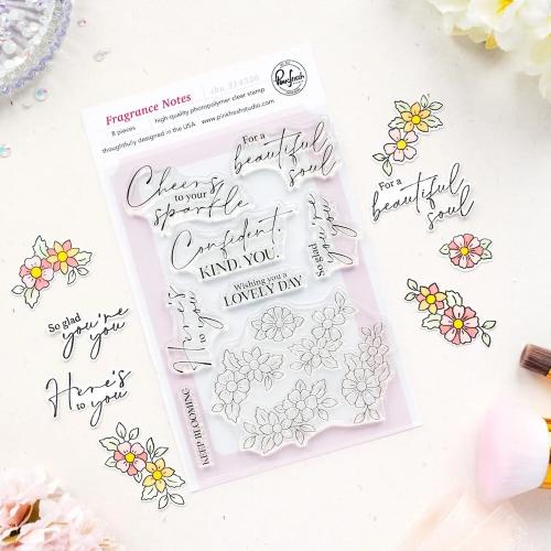 Pinkfresh Studio - Fragrance Notes stamp