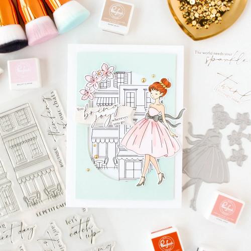 Pinkfresh Studio - Couture Grace stencil