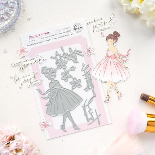 Pinkfresh Studio - Couture Grace press plate