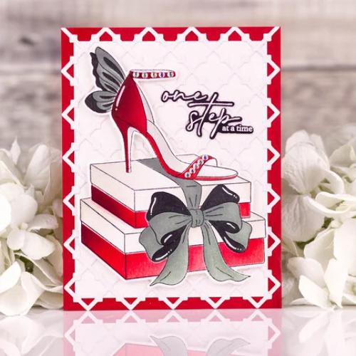 Pinkfresh Studio - Step into Style press plate