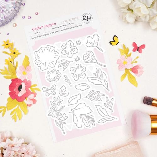 Pinkfresh Studio - Golden Poppies Die