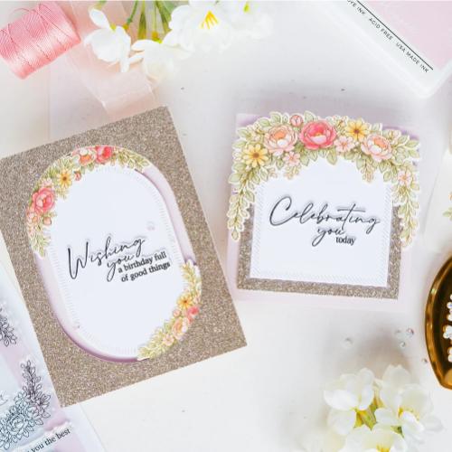 Pinkfresh Studio - Celebrate in Blooms Stamp