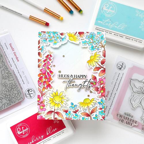 Pinkfresh Studio - Cling Stamp - Sunlit Garden by Inna Moreva (324226)