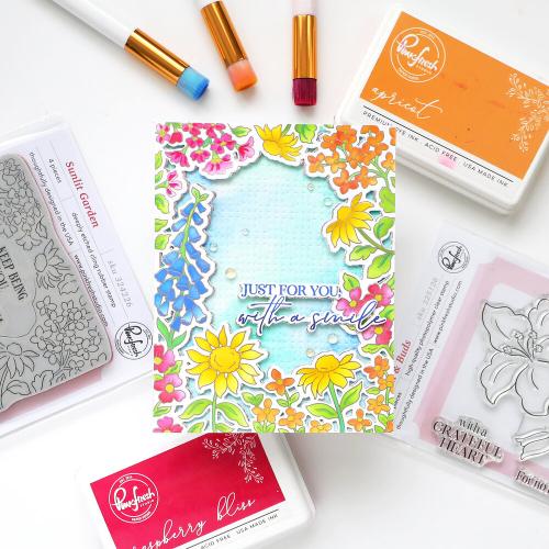 Pinkfresh Studio - Cling Stamp - Sunlit Garden by Inna Moreva (324226)