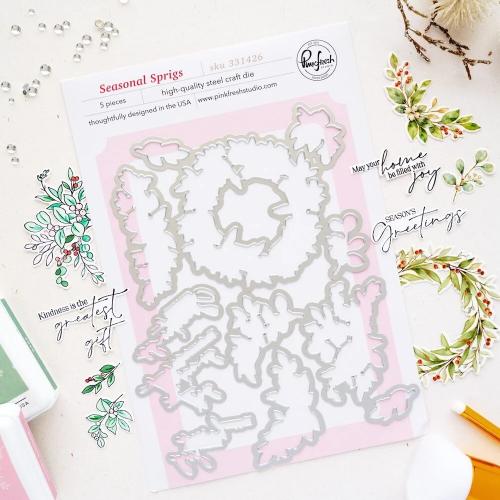 Pinkfresh Studio - Seasonal Sprigs die