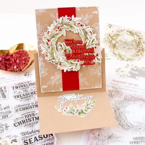 Pinkfresh Studio - Seasonal Sprigs washi
