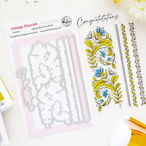 Pinkfresh Studio - Cottage Flourish die