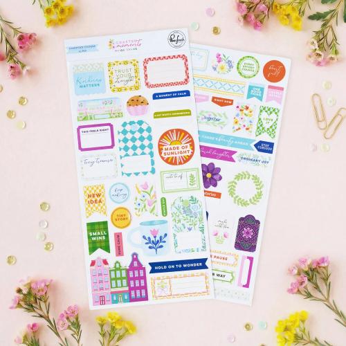 Pinkfresh Studio Crafted Moments Cardstock Stickers by Paige Evans (317826) - Postage as per Actual