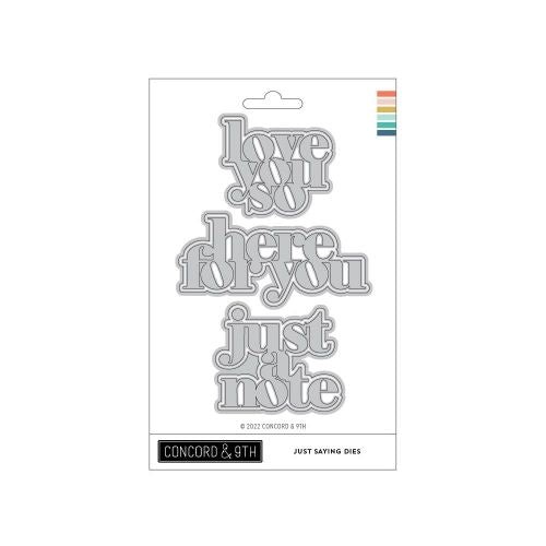 Concord & 9th Dies Just Saying