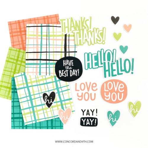 Concord & 9th - Markered Turnabout™ Stamp Set