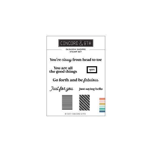 Concord & 9th - Fashion Shoppe Stamp Set 3 x 4