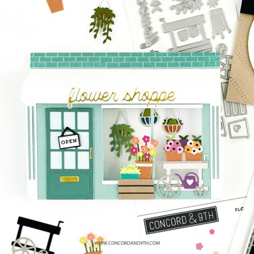 Concord & 9th - Flower Shoppe Stamp Set 3 x 4