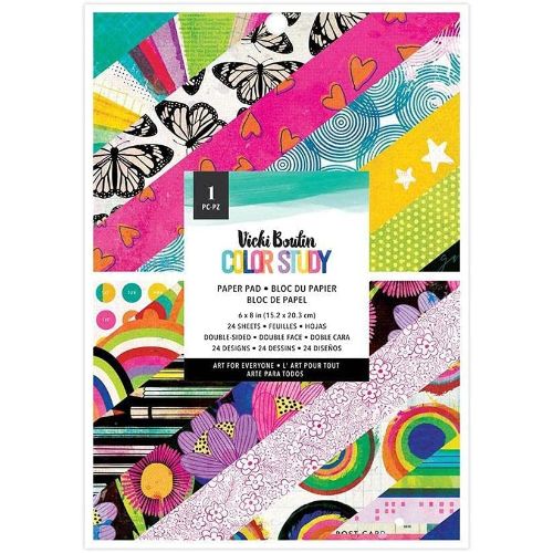 Vicki Boutin Double-Sided Paper Pad 6"X8" 24/Pkg Color Study