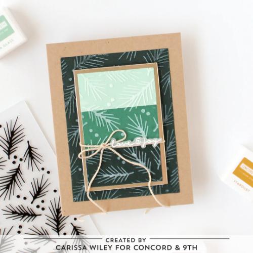 Concord & 9th - Berries & Boughs Embossing Folder