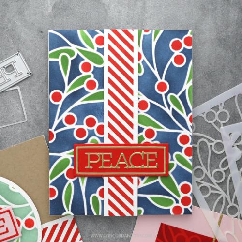 Concord & 9th - Peace Love Joy Frames Dies (set of 6)