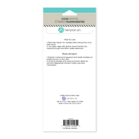 American Crafts Hampton Art Clear Stamps Sentiment Definitions (17pcs)