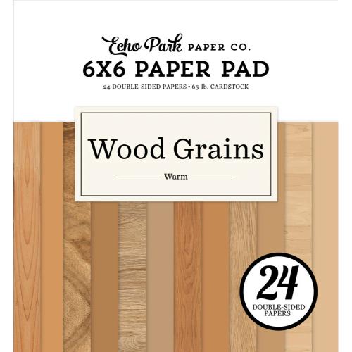 Echo Park Warm Wood Grains 6x6 Inch Paper Pad (WWG390023)