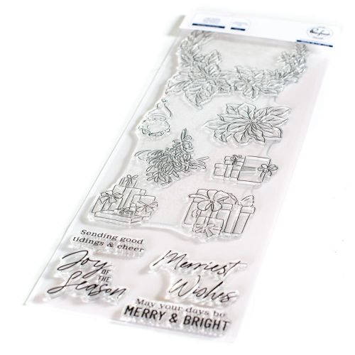 Pinkfresh Studio - Clear Stamp Set 4"X12" Holiday Elements