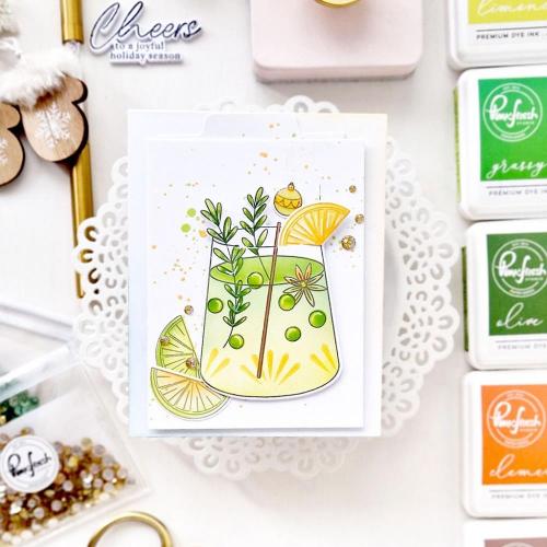 Pinkfresh Studio - Holiday Spirit stencil