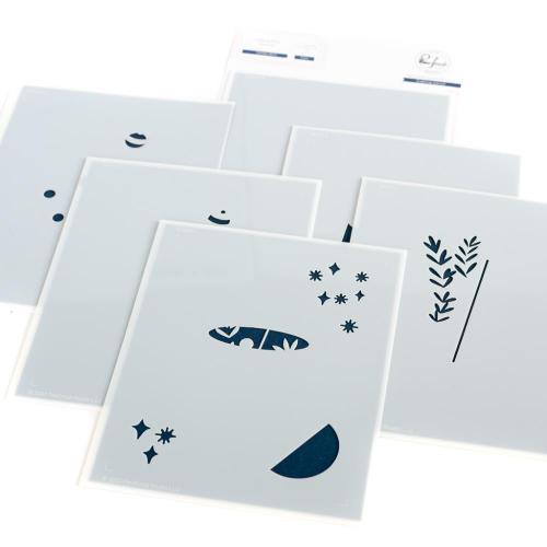 Pinkfresh Studio - Holiday Spirit stencil