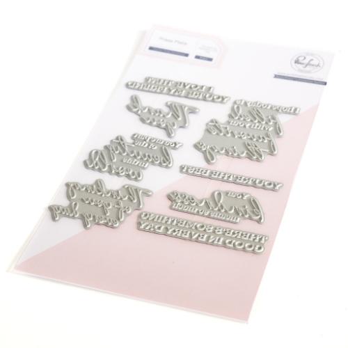 Pinkfresh Studio - Favorite Things Sentiments press plate