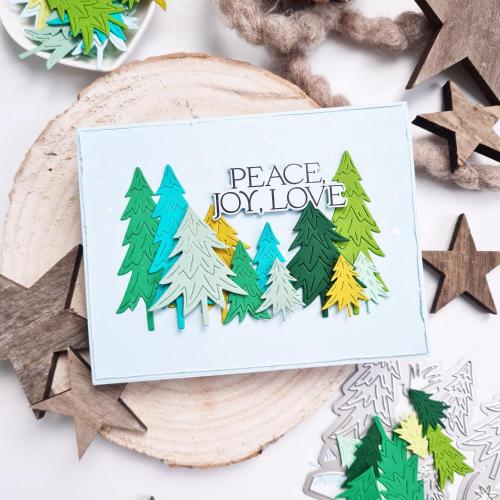 Pinkfresh Studio - Trees stencil