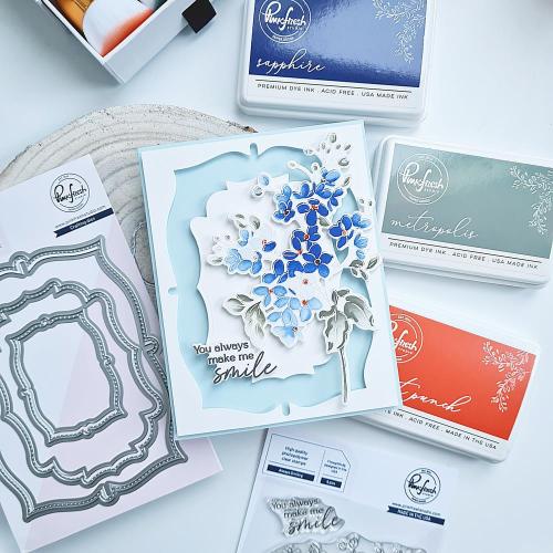 Pinkfresh Studio - Dotted Fancy Frames die