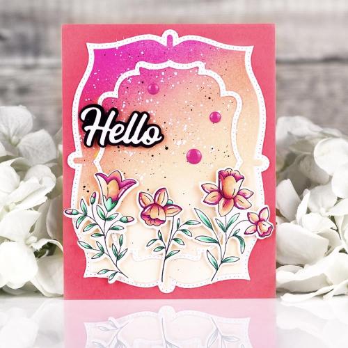 Pinkfresh Studio - Dotted Fancy Frames die